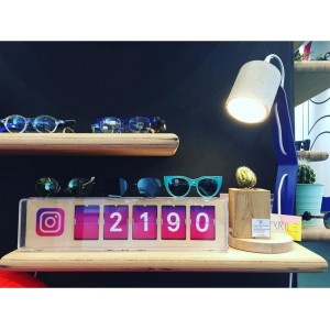 Real time instagram follower counter von Smiirl