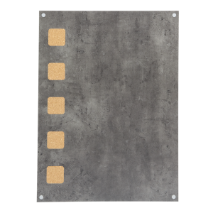 Schreibtafel, Gastrotafel aus Kork, grau, 78x58