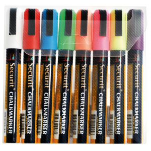 Kreidemarker-Set, 2-6mm, 8 Farben